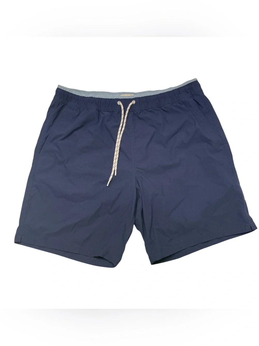 J.Crew Men’s Navy Blue Drawstring/Elastic Swim Trunks Size L